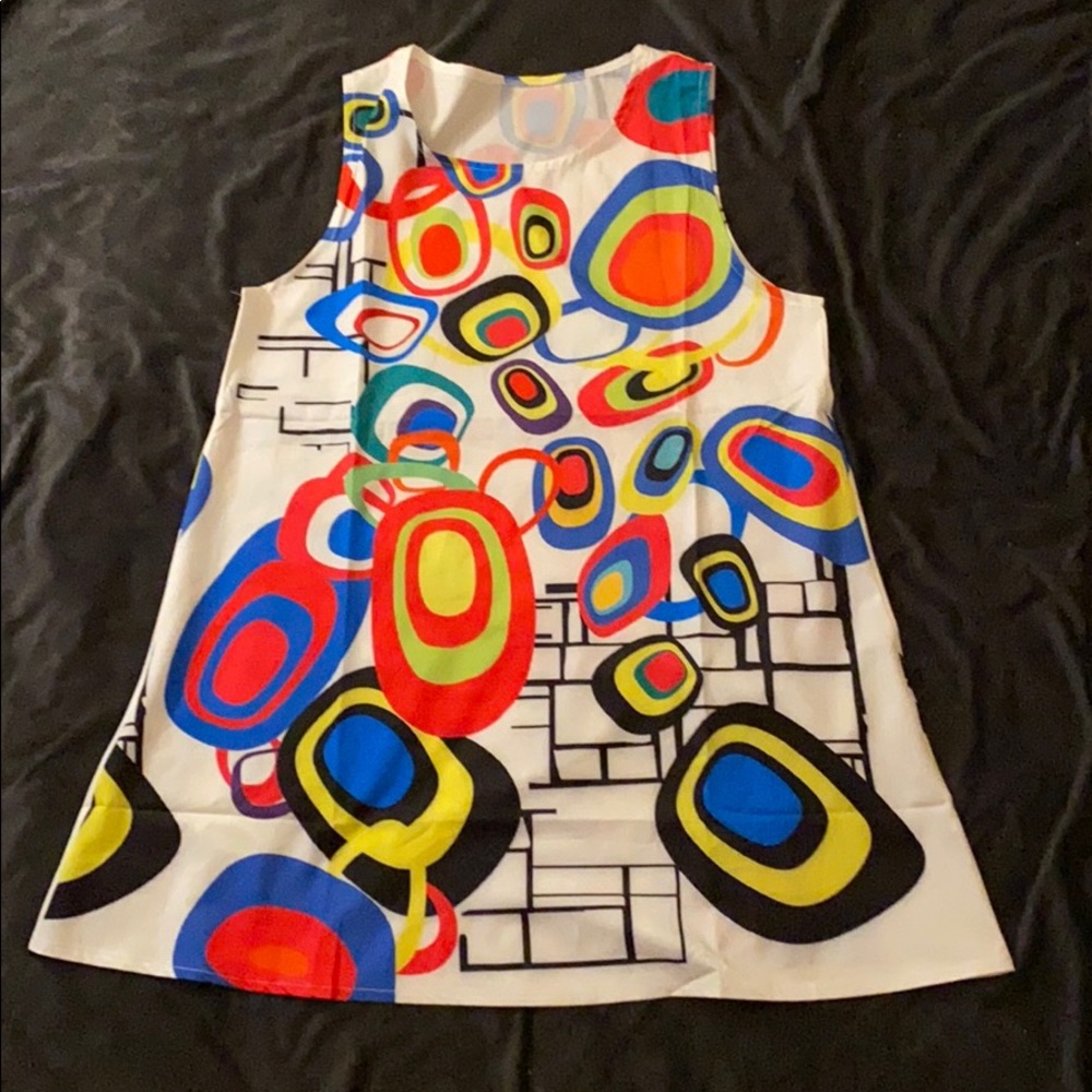 Geometric swing dress